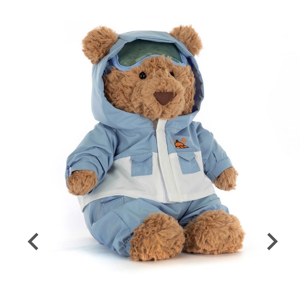 BARTHOLOMEW BEAR “snow suit” NWT